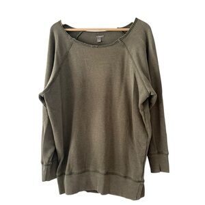 Aerie Sage Green Oversized Sweatshirt